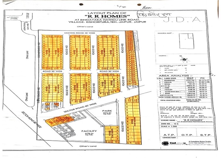 RR Homes Kishorpura Master Plan Image