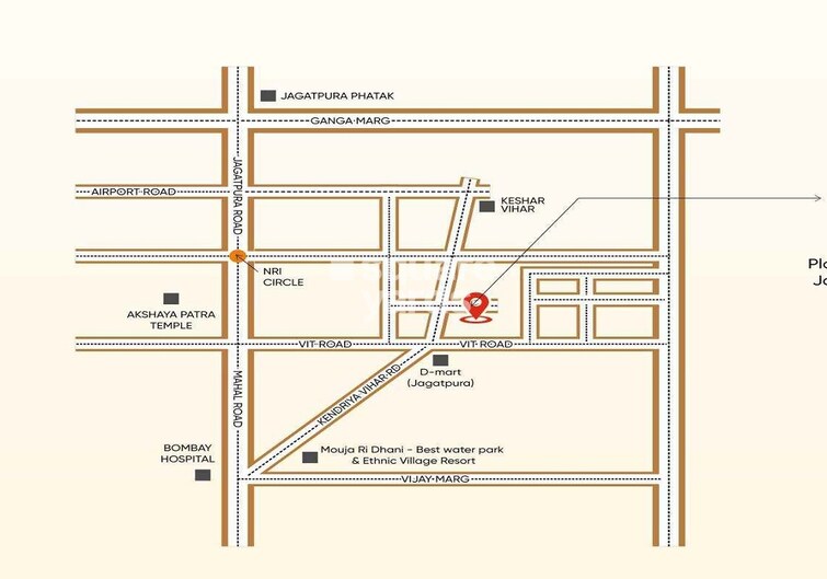Sankalp 24 Carat Location Image