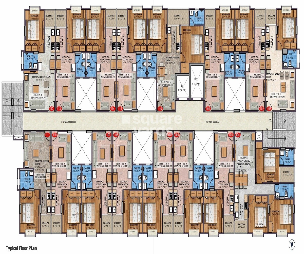 Sankalp Alexa Homes Floor Plans