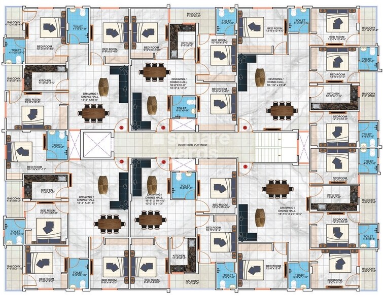SB Heights Floor Plans