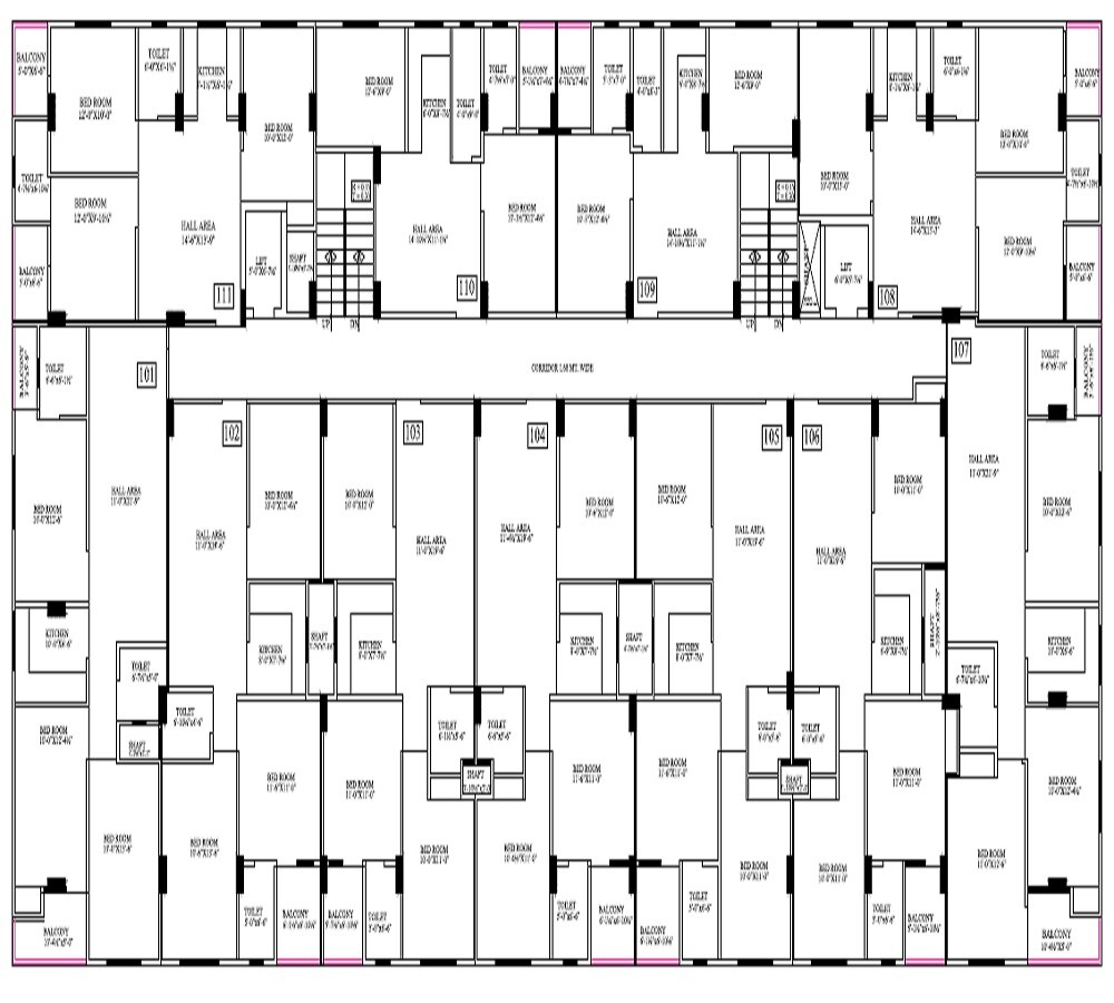 Shri Anandam Heights Floor Plans