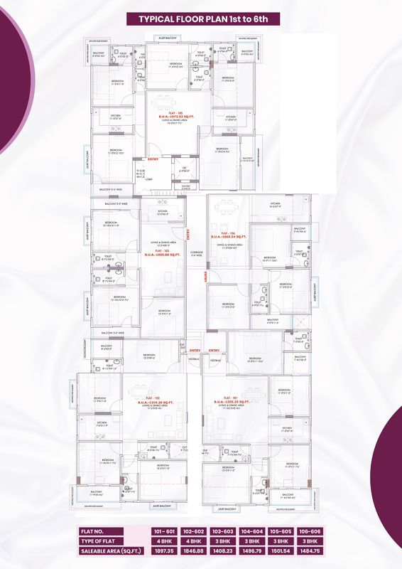 Shyam The Royal Crown Floor Plans