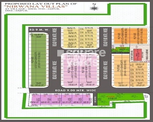 Shyamashish Nirwana Villas Master Plan Image