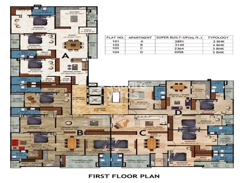 Siddharth Hanuman Nilayam Floor Plans 6