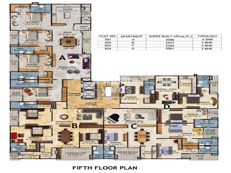 Siddharth Hanuman Nilayam Floor Plans 4