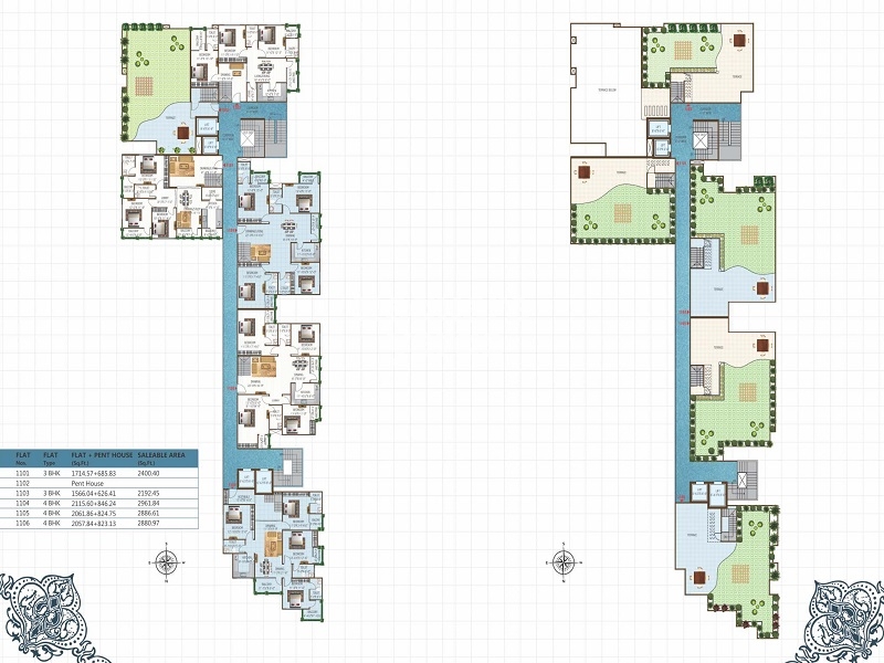 SNG Krishnangan Floor Plans