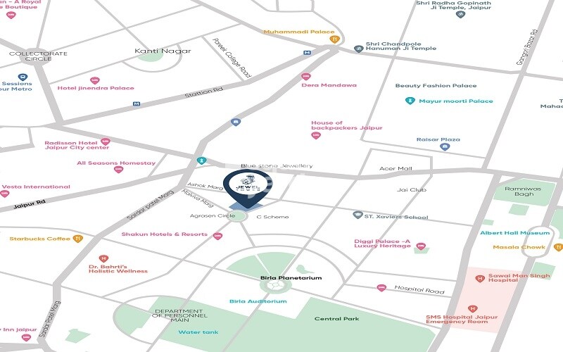 Suncity Jewel Tower Location Image