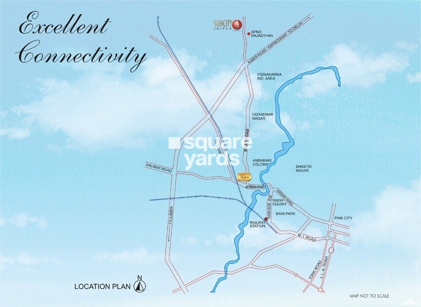 Suncity Township Location Image