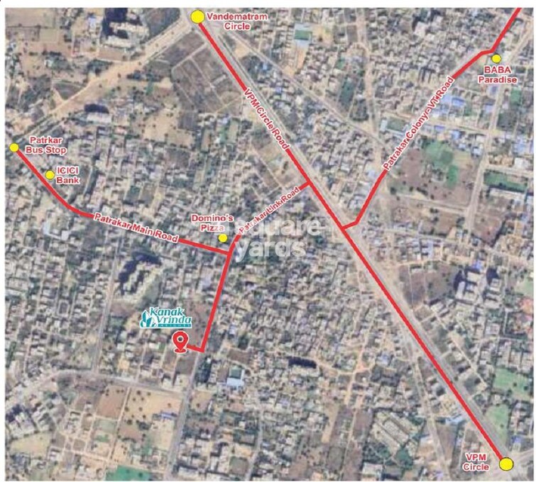 Tanishk Kanak Vrinda Heights Location Image