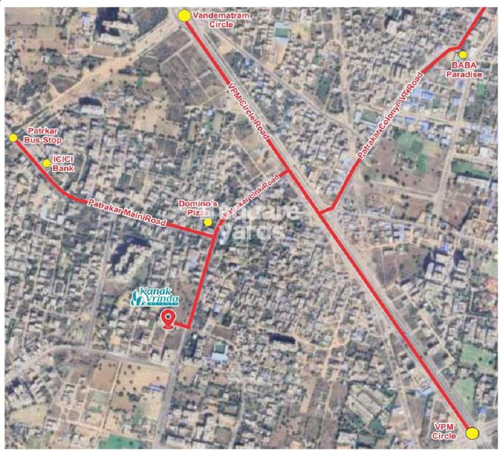 Tanishk Kanak Vrinda Heights Location Image