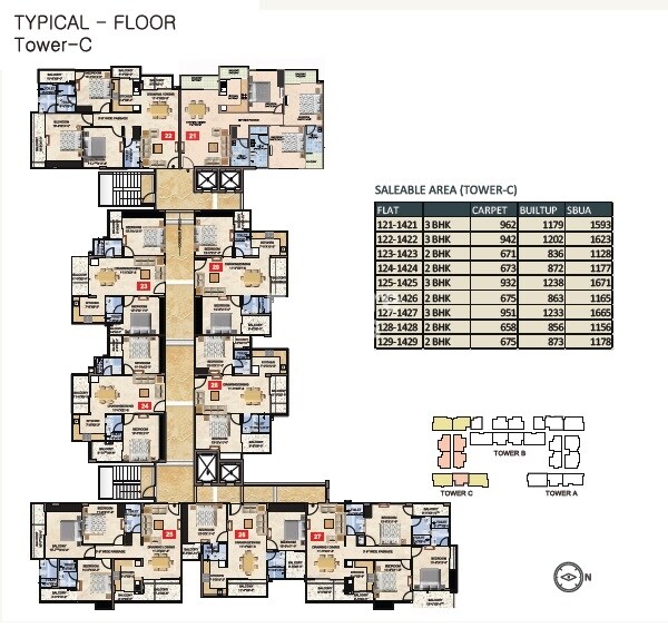 Taruchaya Residency Floor Plans 4