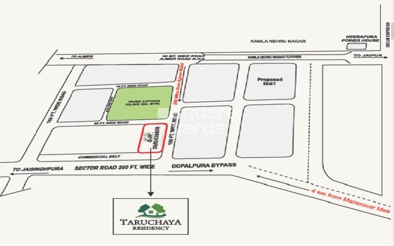 Taruchaya Residency Location Image