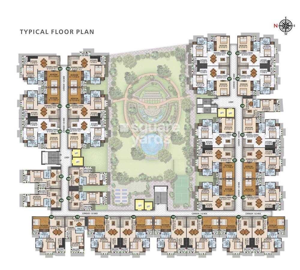 The Century Garden Floor Plans
