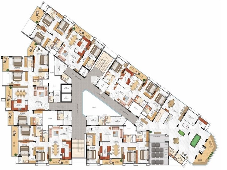 Trimurthi Arabella Floor Plans 1