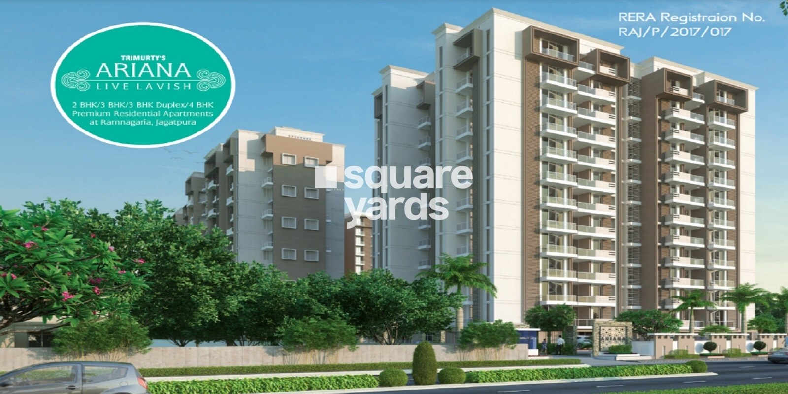 Trimurty Ariana residential project in Ramnagariya
