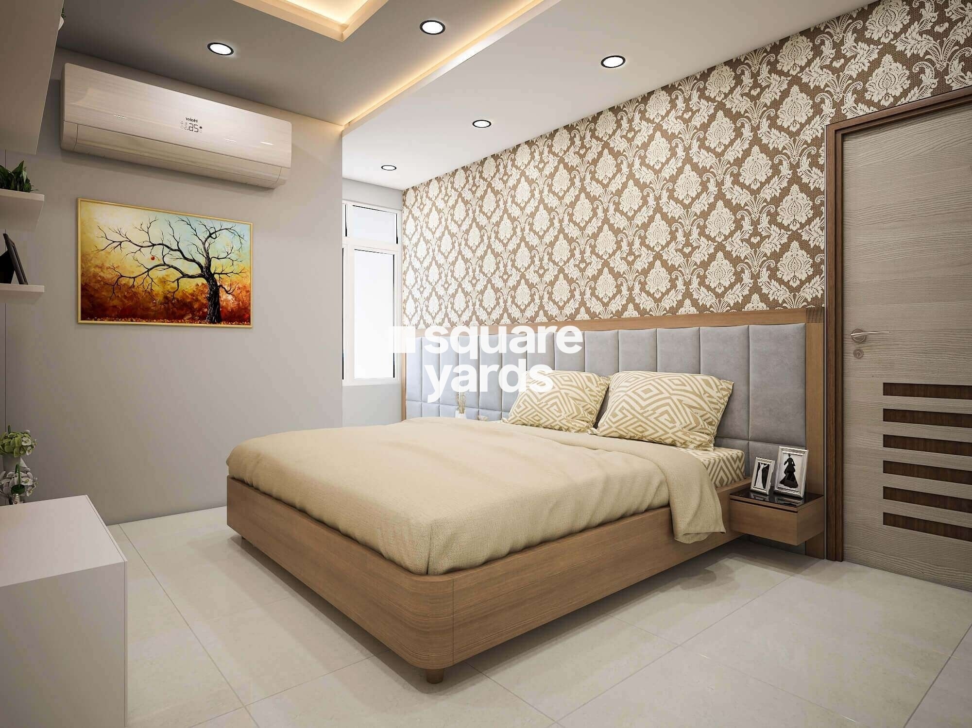 Triveni Kripa Golden Leaf Apartment Interiors