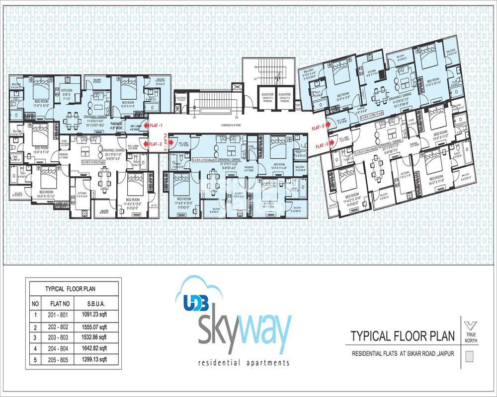 UDB Skyway Floor Plans