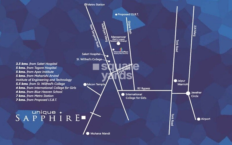 Unique Sapphire Location Image