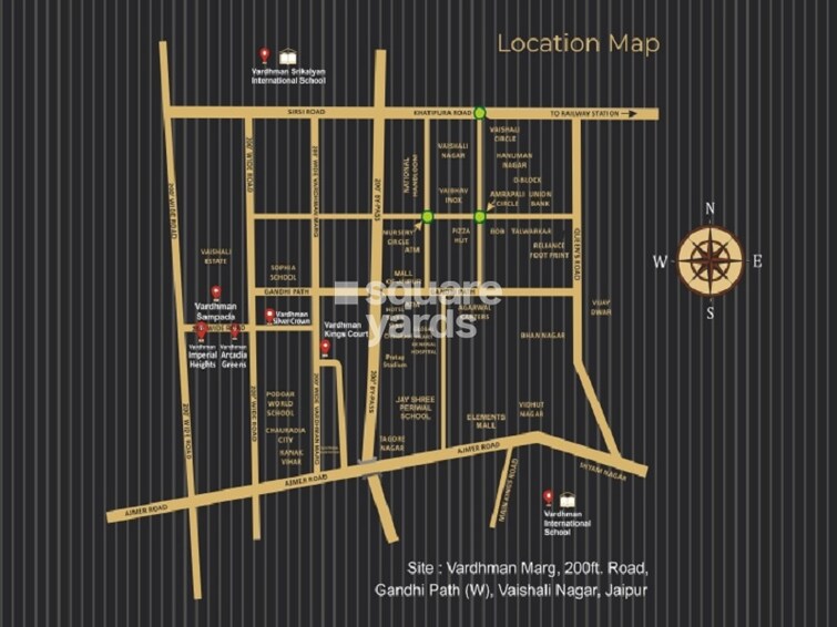 Vardhman Kings Court Location Image