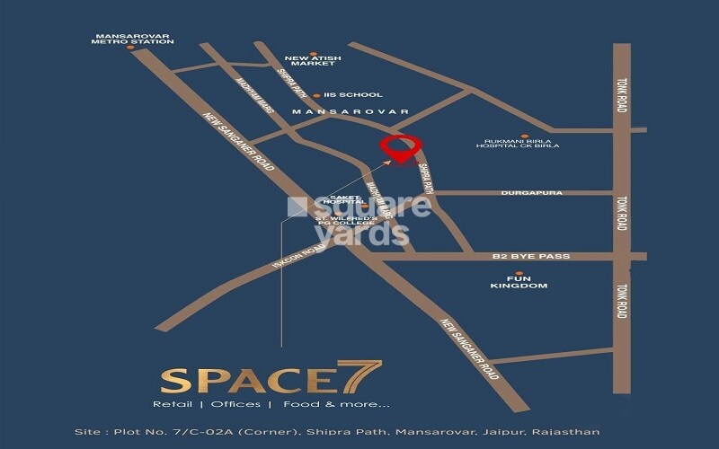 Vatsal Space 7 Location Image