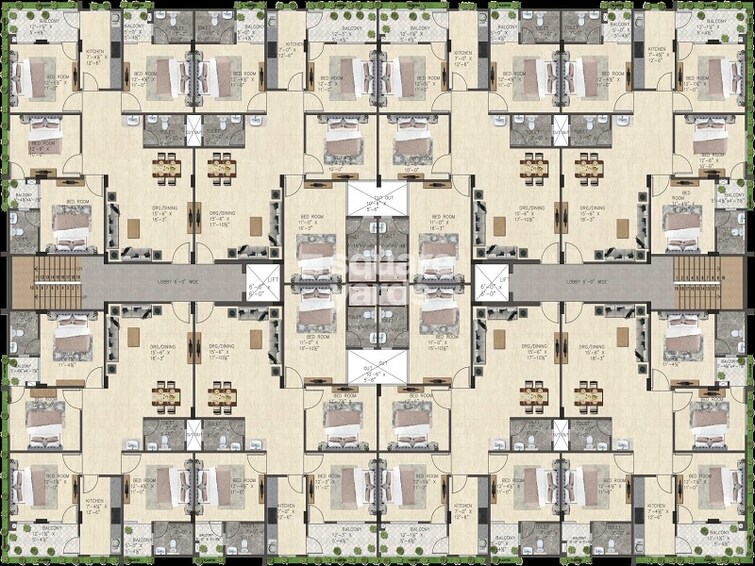Vinayak Homes Mansarovar Floor Plans