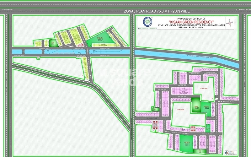 VRB Kisaan Green Residency Master Plan Image