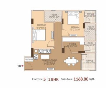  2 BHK Apartment at Dhanuka Sunshine Prime, Kankha Ki Dhani – for Rent