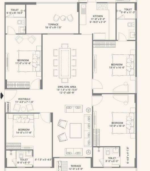 fs realty jaypore apartment 4 bhk 1803sqft 20203726163729