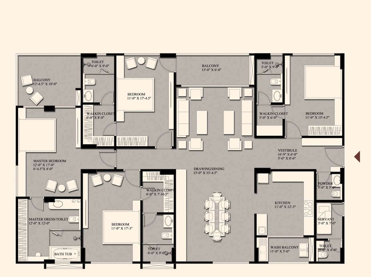 fs realty the crest apartment 4 bhk 1912sqft 20205826145858