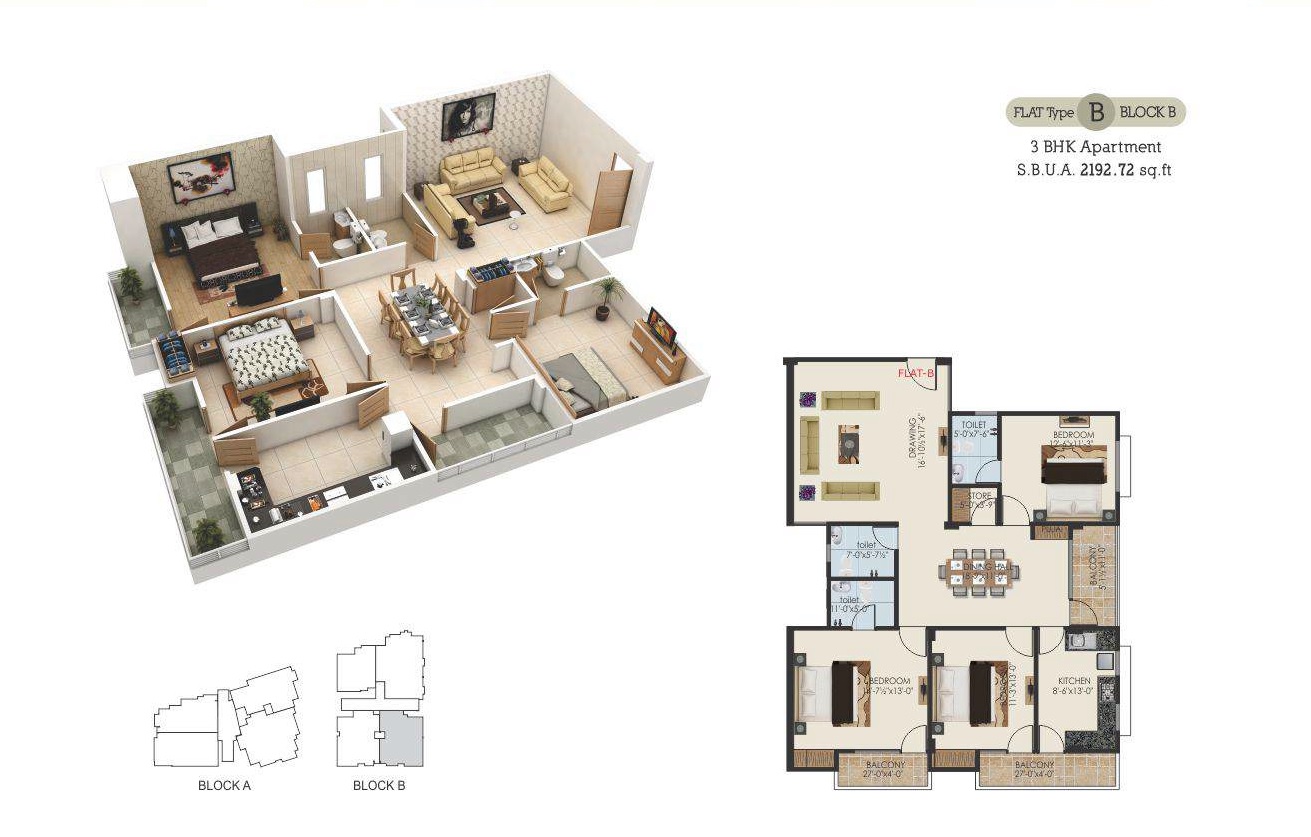 guman eternity apartment 3bhk 2192sqft81