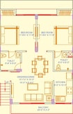 Kedia The Oxygen 2 BHK Layout