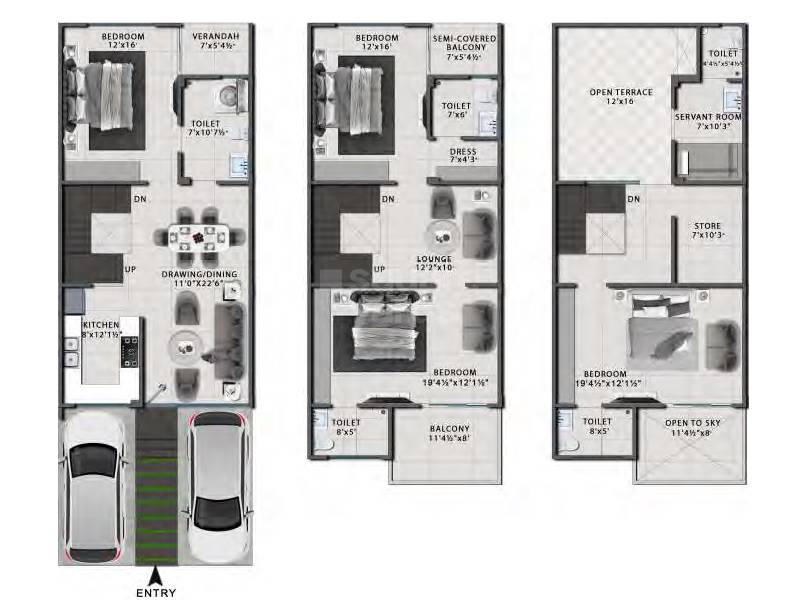 4 BHK 2070 Sq. Ft. Villa