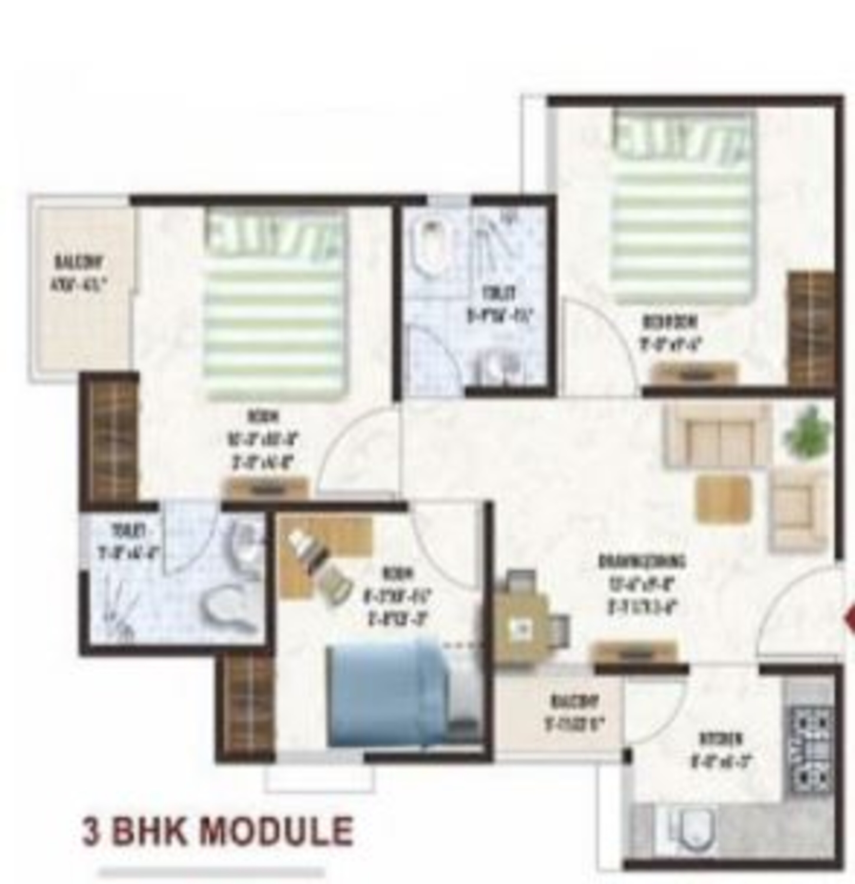 mojika laxmi vihar apartment 3 bhk 569sqft 20205023105051