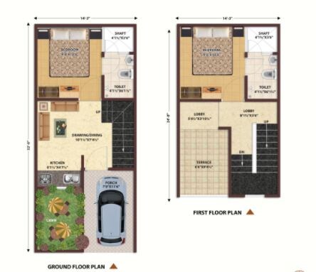 2 BHK 581 Sq. Ft. Villa