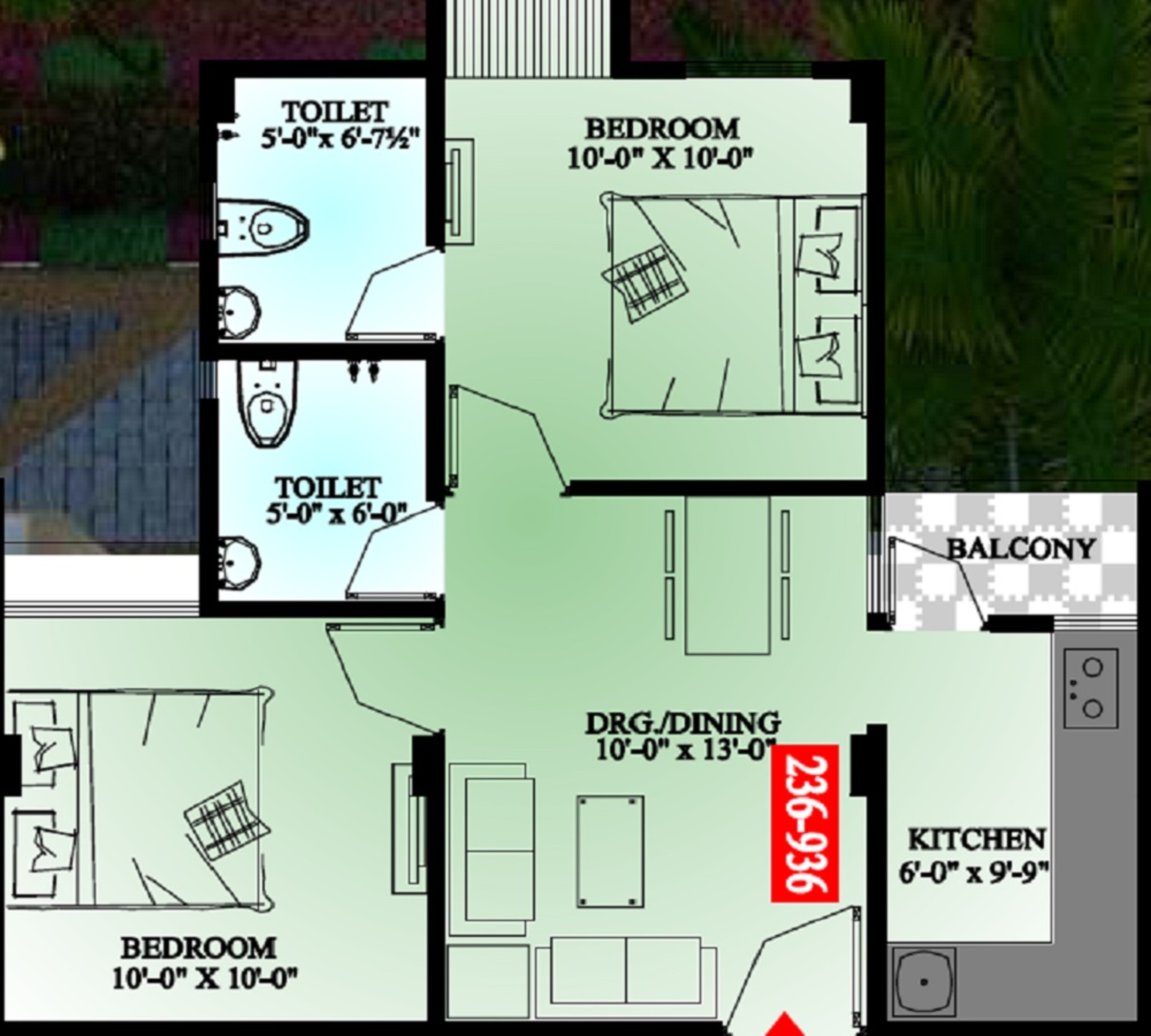 okay plus anandam apartment 2 bhk 702sqft 20243403153432