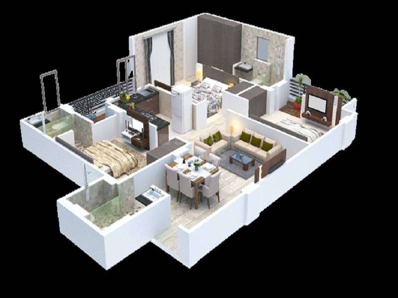 RM Heights Mansarovar Floor Plans - Mansarovar, Jaipur