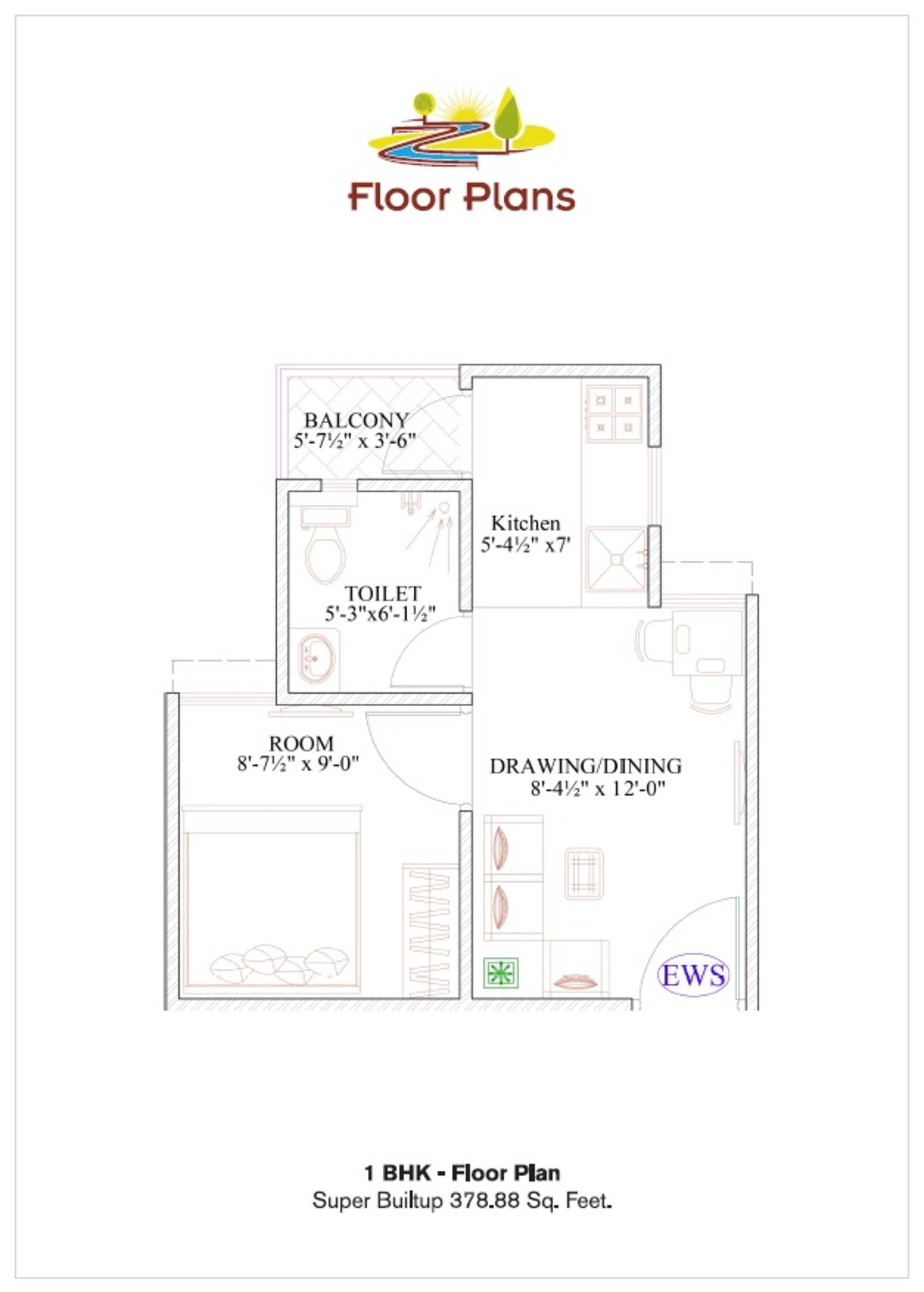 ravi riverfront homes apartment 1 bhk 379sqft 20242002122009