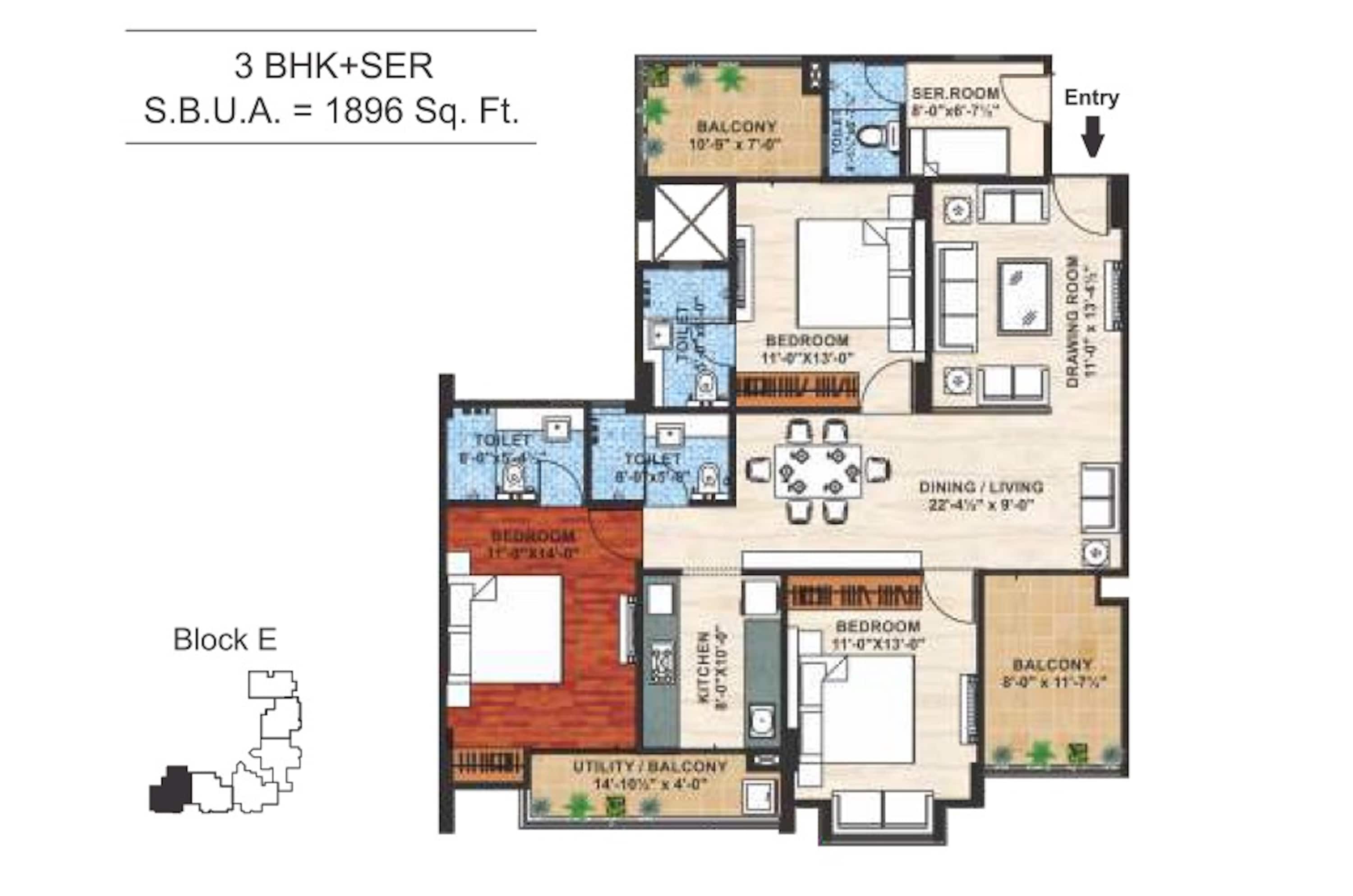 samriddhi seven heaven apartment 3 bhk 1896sqft 20245210165251