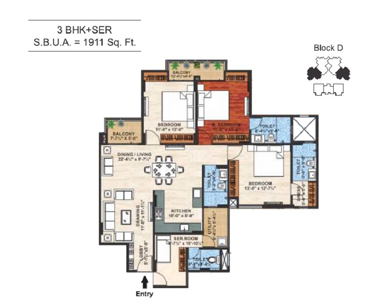 samriddhi seven heaven apartment 3 bhk 1911sqft 20245310165346