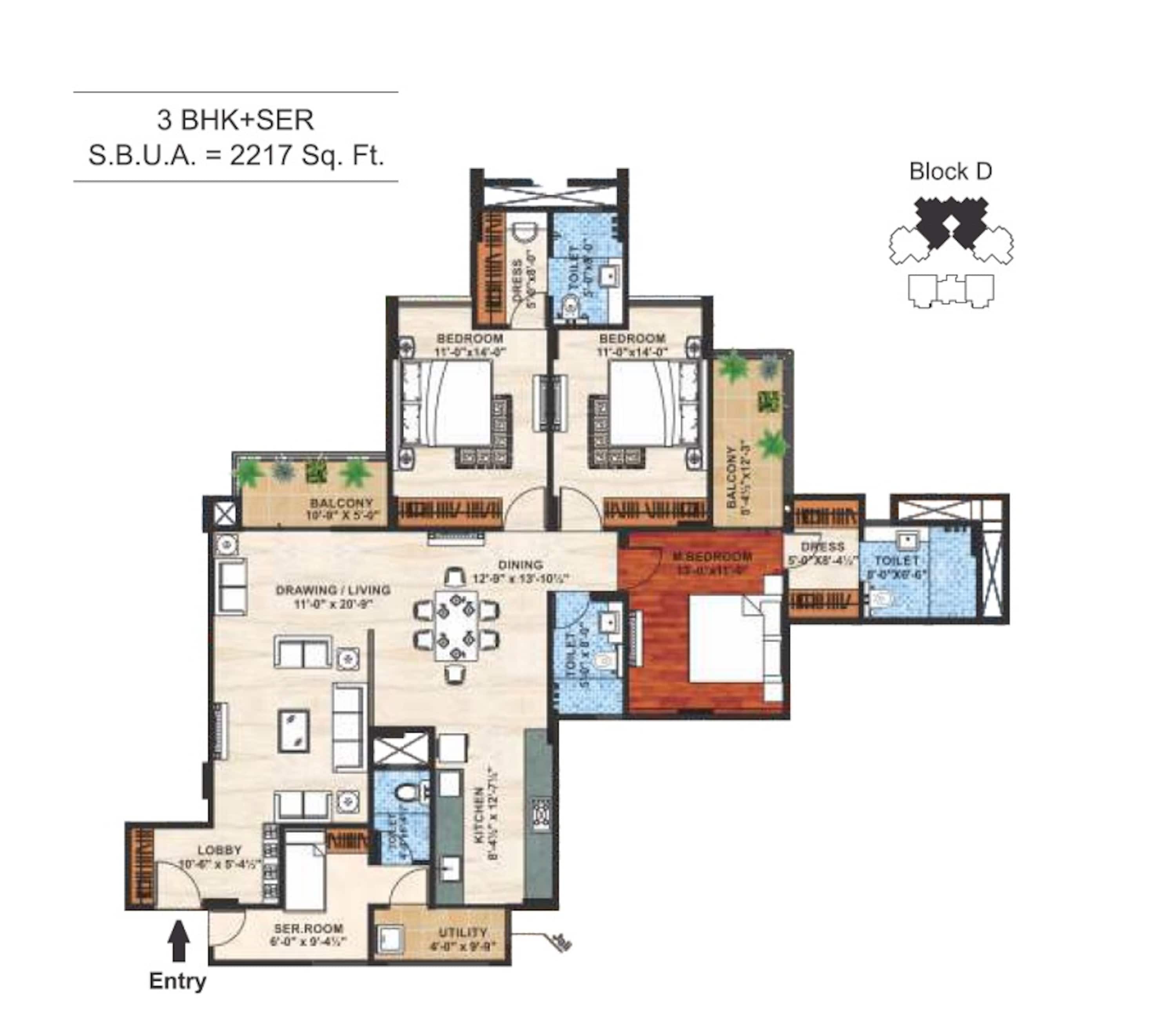 samriddhi seven heaven apartment 3 bhk 2217sqft 20245110165101