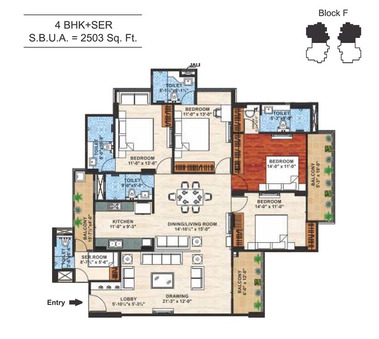 samriddhi seven heaven apartment 4 bhk 2503sqft 20244810164807
