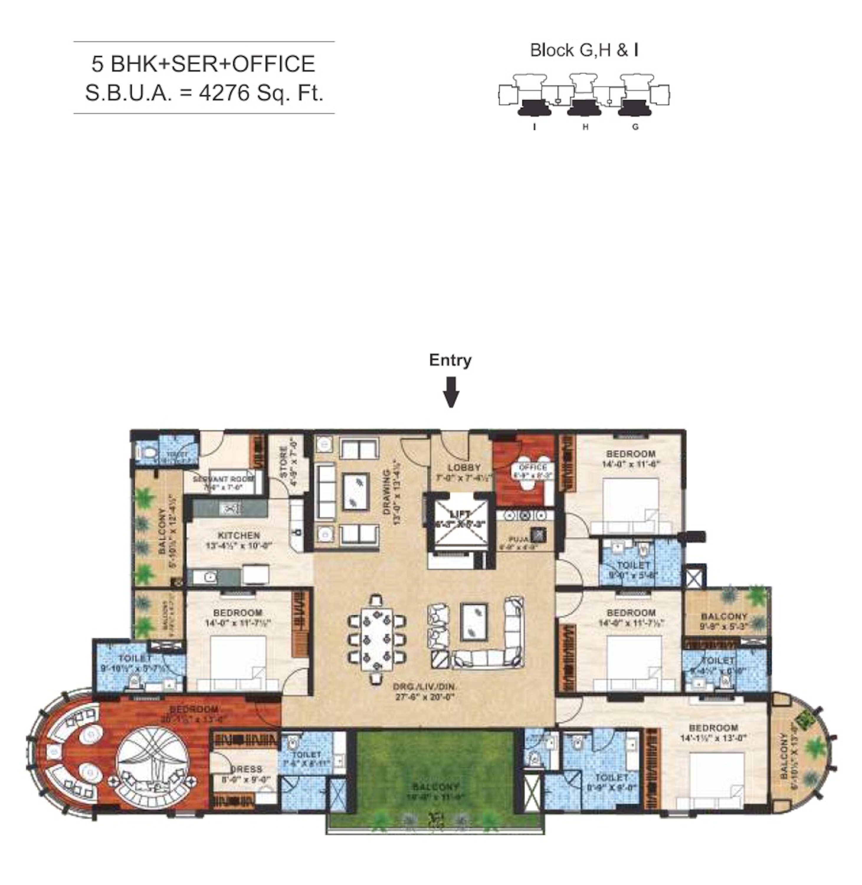 samriddhi seven heaven apartment 5 bhk 4276sqft 20244410164434