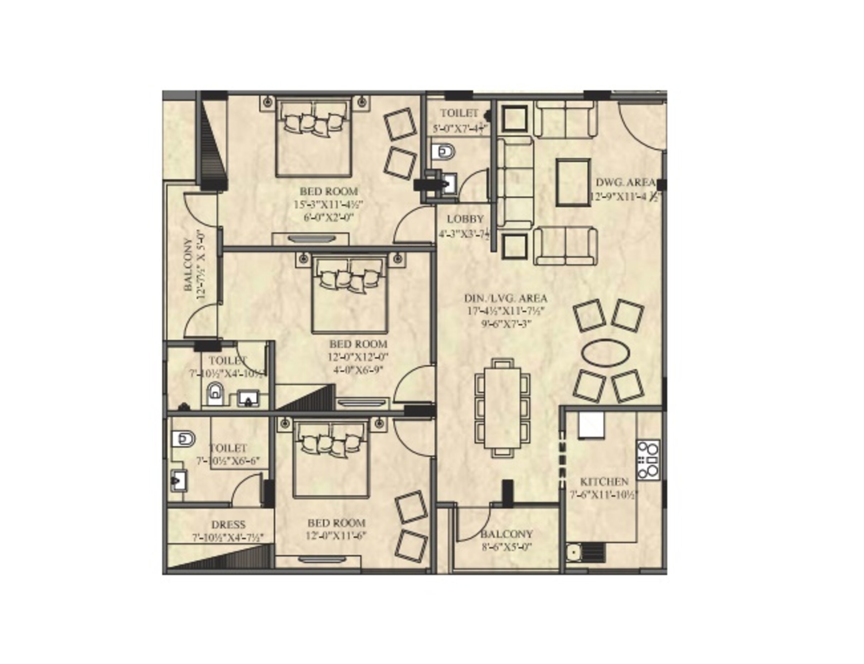 udb indus apartment 3 bhk 2797sqft 20244403144415