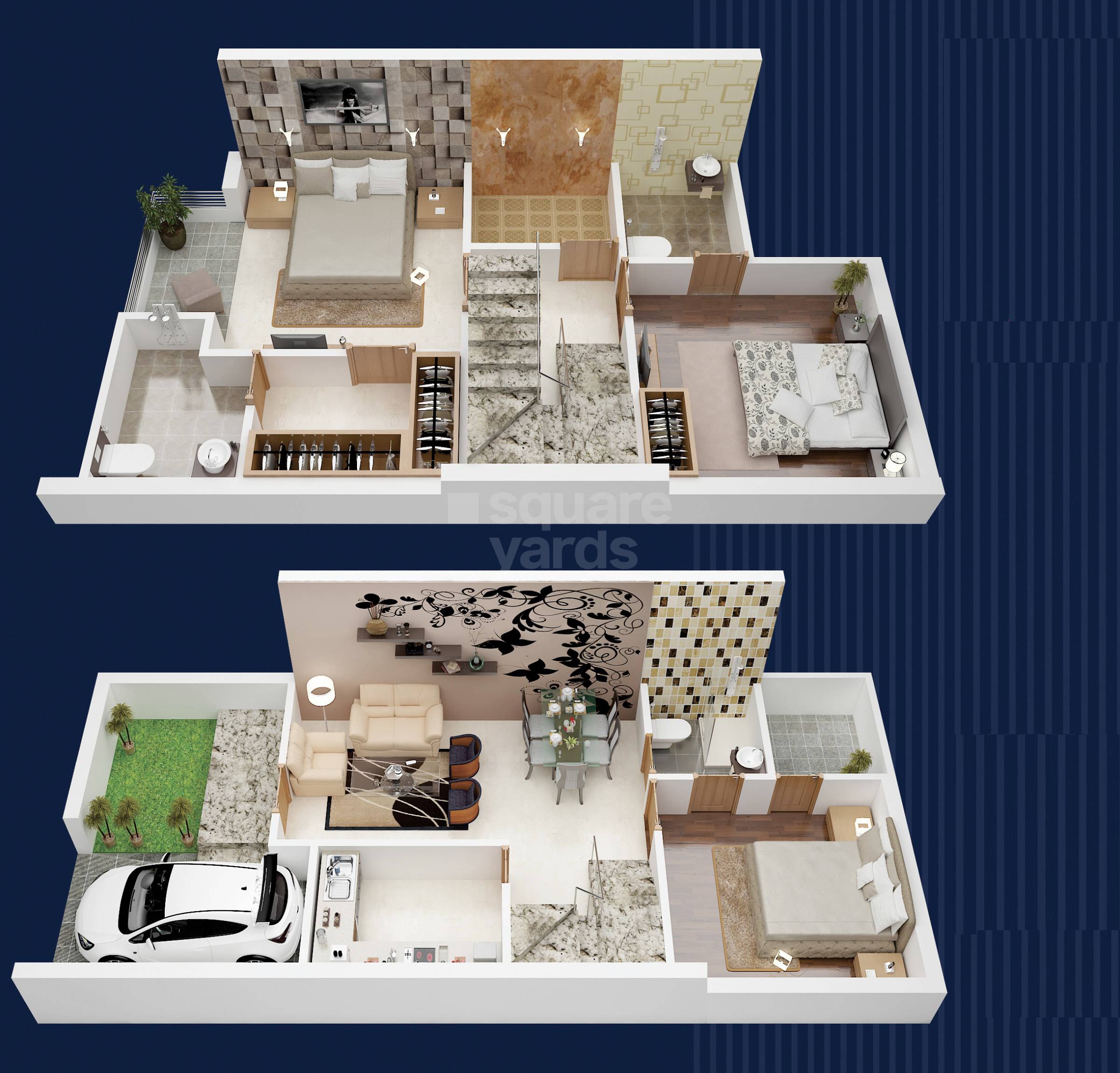 3 BHK 814 Sq. Ft. Villa