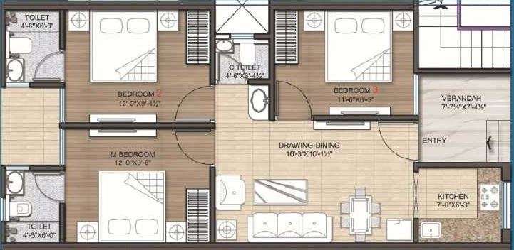 unique new town villa 3 bhk 1127sqft 20202209142220