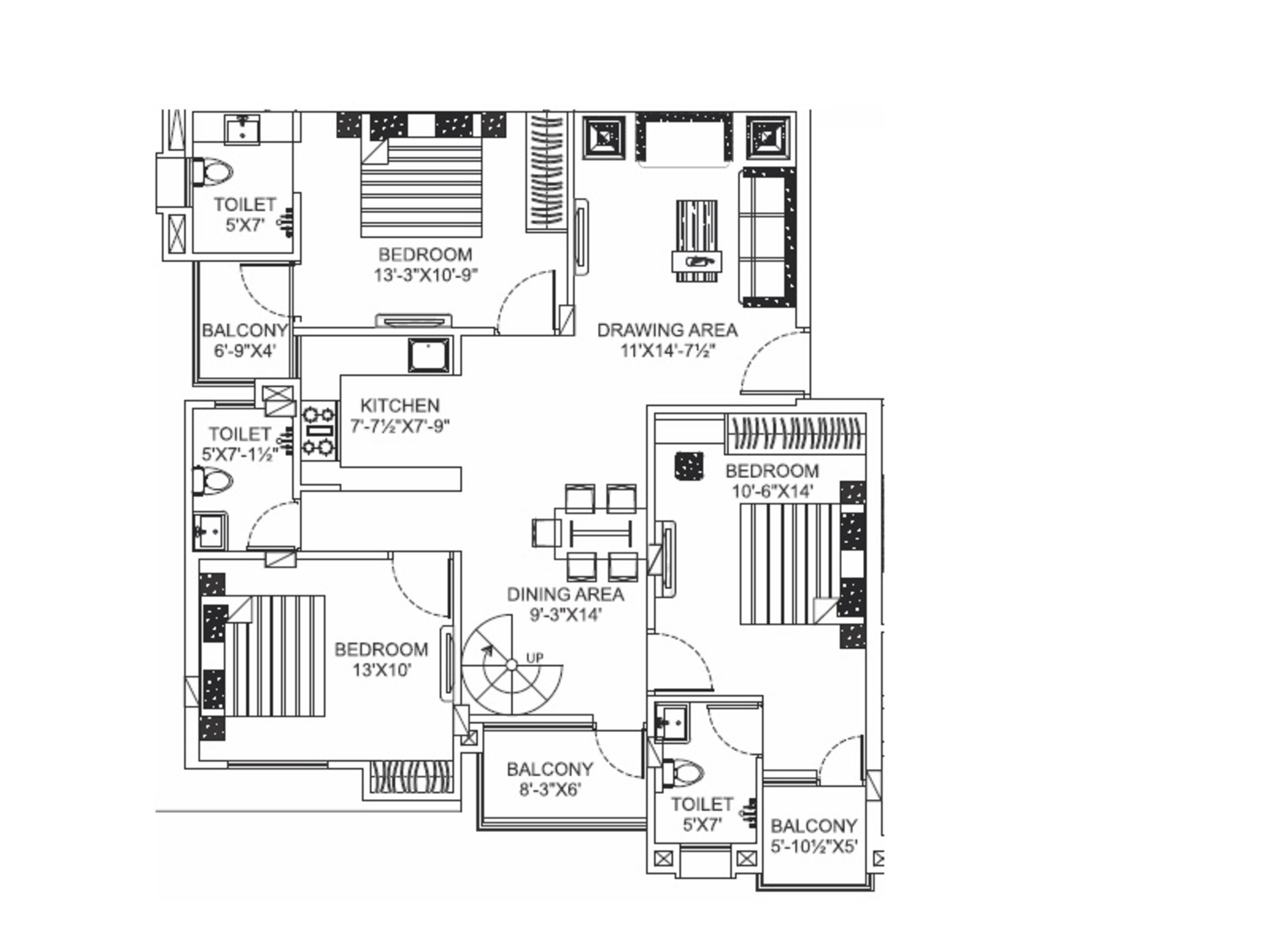 unique prime apartment 3 bhk 2277sqft 20240029130051