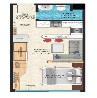 1 BHK Apartment For Resale in Upasana First Avenue Hathroi Fort Jaipur  6935252