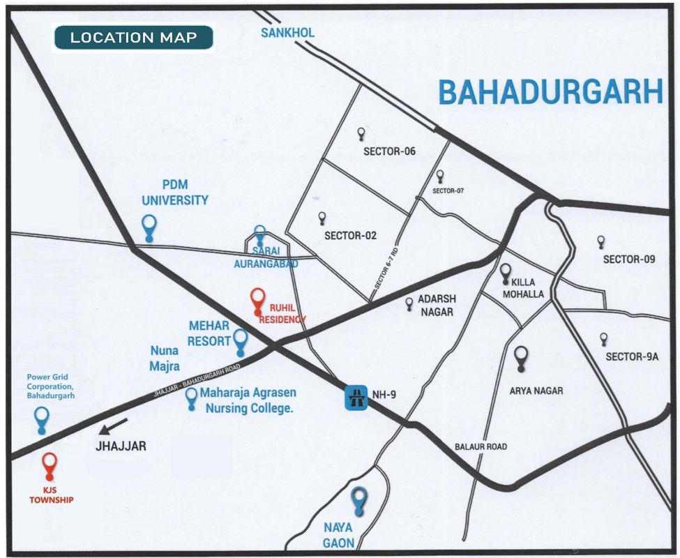 BKS KJS Township Location Image