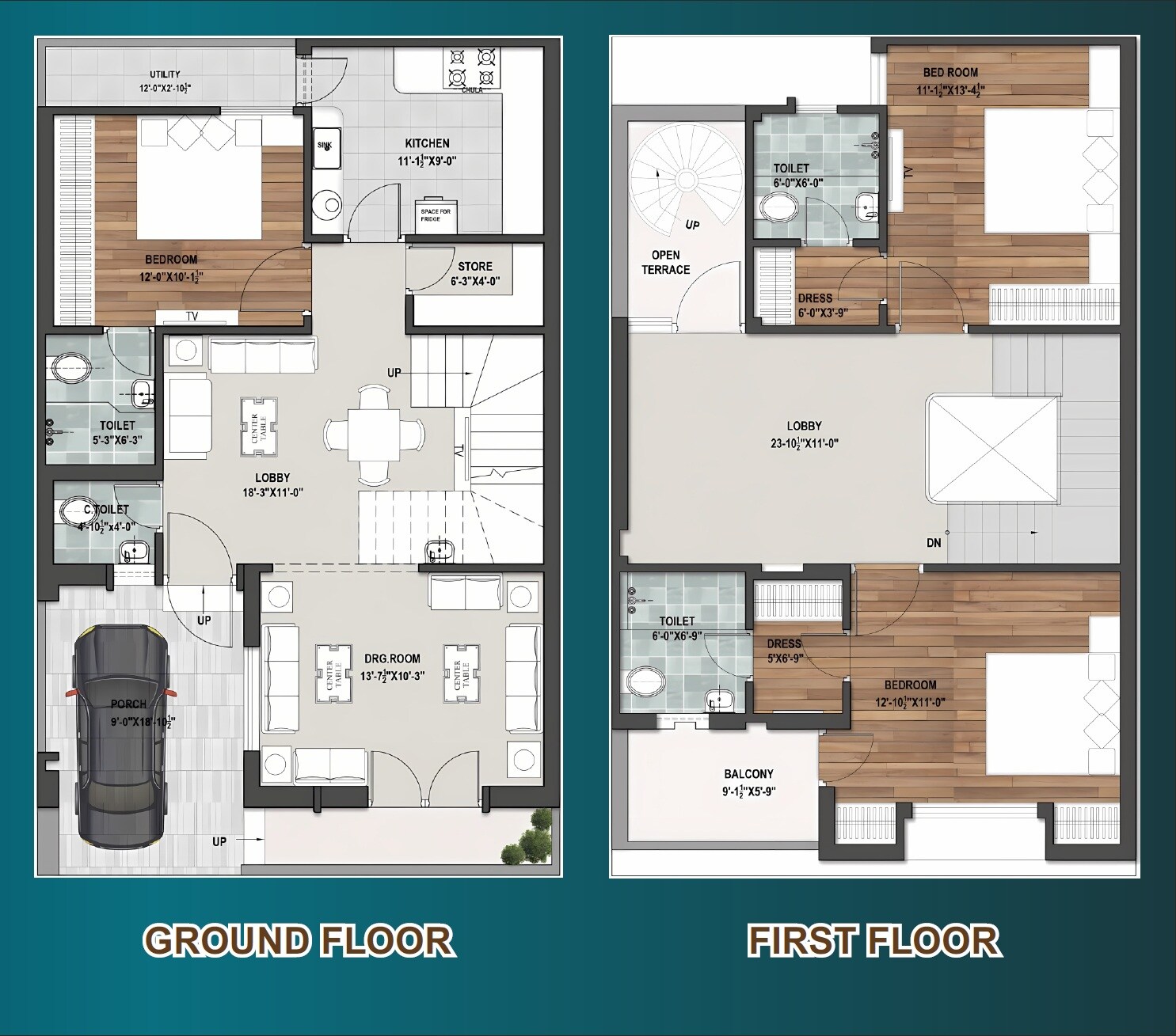Lariya Valley Floor Plans