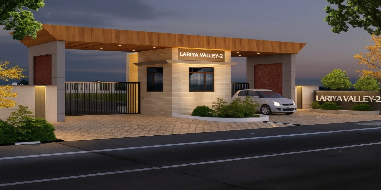 Lariya Valley residential project in Chaukhan